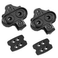 CD Bike Cleats Compatible with Shimano MTB SPD Pedals SH51 - Single Direction Release 12 Degree of Float with Replacement Plates for Indoor Cycling