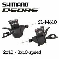 Shimano Deore SL-M610 2x10 3x10-Speed Trigger Shifter Levers Set Rapidfire MTB