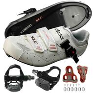 XPEDO Carbon Road Bike Bicycle Shimano SPD SL Cycling Shoes & Pedals