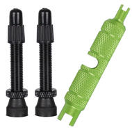 CyclingDeal Bike Bicycle Tyre Valve Core Remover Tool for Presta Schrader with Tubeless 35mm Presta Valve