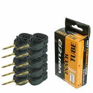10x Venzo Road Bike Premium Tire Inner Tubes 700 x 18/25C Presta Valve - Valve Length 48mm