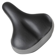 Venzo Bicycle Saddle Wide Seat - Size 26cm x 22cm - Compatible with Indoor Stationary Exercise Bikes Peloton, Beach Cruiser - Comfort for Men & Women