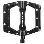 Venzo Flat BMX Mountain Bicycle 9/16" CR-MO Axle Pedals With Reflector Black