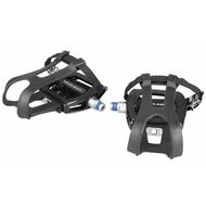 Venzo Fitness Spin Exercise Bike Sealed Toe Clips Straps Shimano SPD Pedals + Cleats