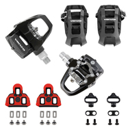 VENZO 3 in 1 SPD-SL & SPD Compatible Pedals, Toe Cages & Cleats Set - Indoor Fitness Exercise Bike Bicycle Pedals & Adjustable Pedals’ Adapters Cleats