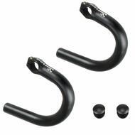 Venzo Road Bicycle Bike Adapter Handlebar Flat Bar to Drop Bar Ends - Mountain Bike to Road Bike Bar