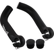 Venzo Bicycle Handlebar Extender For Mountain Hybrid Bike - Compatible with 7/8'’ 22.2mm - Flat Bar Ends with Plugs