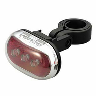 VENZO 3 LED Bike Bicycle Rear Taillight - 5 Flashing Modes Waterproof 