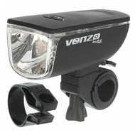 VENZO Bike Bicycle 3 Functions LED 1 Watt Front Light