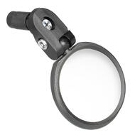 Venzo Bicycle Handlebar Blast Resistant Anti-Glare Glass Mirror Universal Design Left or Right