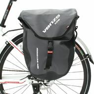 VENZO 600D TPU Waterproof Bike Bicycle Rear Pannier Bag