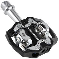 VENZO Shimano SPD Compatible Mountain Bike CNC Cr-Mo Aluminum Sealed Bearing Pedals 9/16" With Cleats