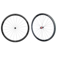 CD BOREAS Full Carbon Road Bike 700C Clincher Wheels 38mm Wheelset Rim Brake, 24mm Width Compatible with Shimano Sram HG 9 to 11 Speed