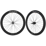 CyclingDeal WTB SX19 Mountain Bike MTB 9 10 11s 29" 29er Disc Brake Alloy Wheelset 19mm Width with 29" x 2.1 Slick Tires QR Front & Rear