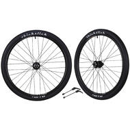 CyclingDeal 26" MTB Shimano 8/9/10/11 Speed Compatible Bicycle Wheelset-Novatec Hubs-QR F100mm/R135mm with ThickSlick Tyres