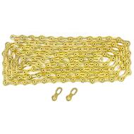 KMC X9SL Mountain Road Bike Chain Ti & Gold for Shimano Sram 9 Speed