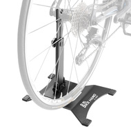 BIKEHAND Bicycle Floor Type Hub Mount Parking Rack Stand - for 24" to 29" Kids Mountain and Road Bike Indoor Outdoor Storage Disc Brake Compatible