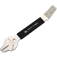 BIKEHAND Bike Bicycle Disc Rotor True and Hydraulic Brake Caliper Pads Open Tool Wrench