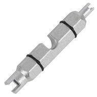 BIKEHAND Bicycle Valve Core Remover Tool for Presta and Schrader Tubeless Cycling Tires - Presta Valve Extender with 5mm Wrench Flats