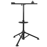 BIKEHAND Bicycle Repair Mechanics Workstand -for Home or Professional Team Use - Mountain or Road Bike Maintenance with Plate Tools Holder