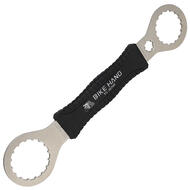 BIKEHAND 2 in 1 Bicycle Bottom Bracket BB Removal Tool Compatible with Shimano Hollowtech II and FSA Mega Evo - 16 Notch 44mm and 49 mm Outer Diameter