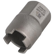 BIKEHAND 4 Notch Freewheel Install Removal Tool - Bike Bicycle Compatible with Suntour 4 Prong Freewheel - Work with 21mm Wrench or 1/2'' Driver