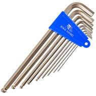 BIKEHAND Bike Bicycle Heavy Duty Precise Hex Allen Wrench Set with Ball End - Sliver