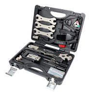 BIKEHAND 15 pcs Bike Bicycle Repair Tool Kit - Quality Tools Kit Set for Mountain Bike Road Bike Maintenance in a Neat Storage Case