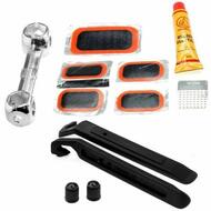 Bicycle Bike Tyre Tube Puncture Repair Kit with Tyre Levers