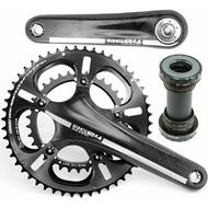 Driveline Road Bike CNC 7075 Chainring Carbon Crankset For Shimano Sram 10s 172.5mm
