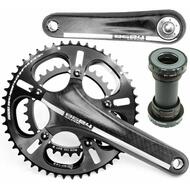 Driveline Road Bike CNC 7075 Chainring Carbon Crankset For Shimano Campagnolo 11s 172.5mm
