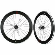 Fixie Single Speed Road Bike Track Wheel Wheelset Sealed + Tyres Matt Black