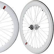 Fixie Road Bike Wheelset With Tyres 50mm Deep